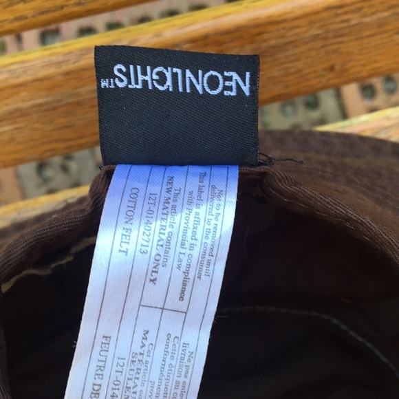 Neonlights boonie bucket hat tweed style cotton felt cap - Picture 8 of 13